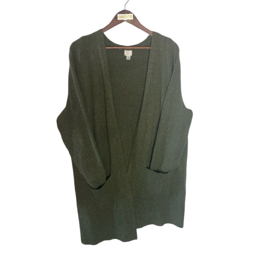 A NEW DAY dark green long cardigan // XXL